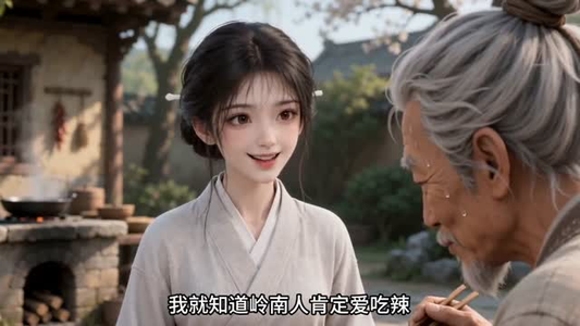 流放岭南第一天，全家馋哭了（78集）海量短剧免费看