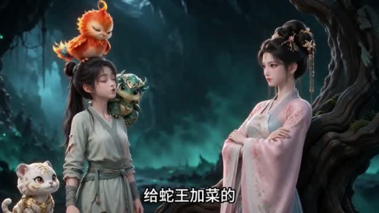 穿越少女收服四方神兽（23集）原创精彩短剧