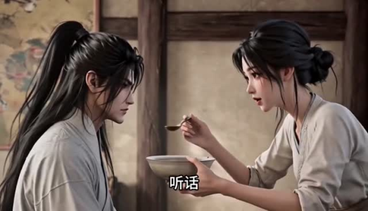 重伤魔君下凡，沦为面馆打工奶爸（38集）古装短剧推荐