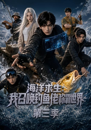 海洋求生：我召唤钓鱼佬称霸世界第三季（101集）一口气追完短剧