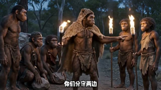 穿越成猿人，先活下来再说（30集）精彩短剧片段