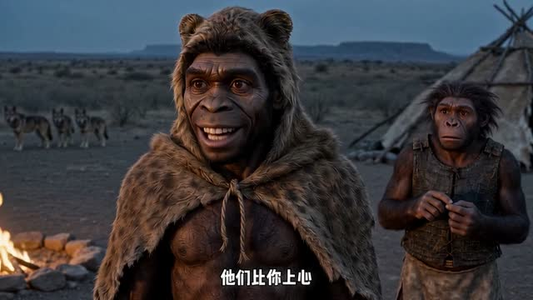 穿越成猿人第二季，大迁徙（58集）好看的短剧